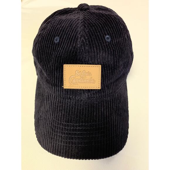 ST. LOUIS CARDINALS FANS: It’s Your New Navy Blue Corduroy Adjustable Cotton Cap - Picture 9 of 12